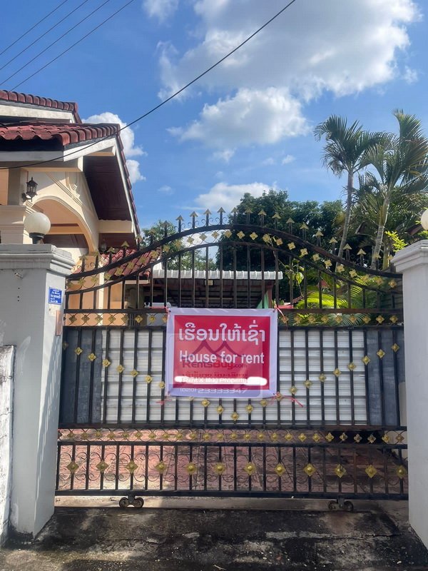 5644- Lovely House Close to VIS-Vientiane International School and 103 Military Hospital for rent.