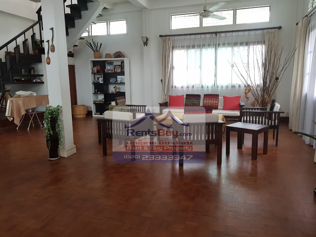 5507-Newly renovated Colonial house for rent and for sale near PTT Naxay