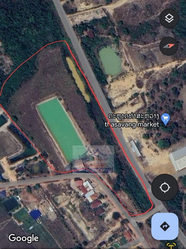 5700-Vacant Land By Main Road near Thangon Bridge and Thasavang Village, for sale.