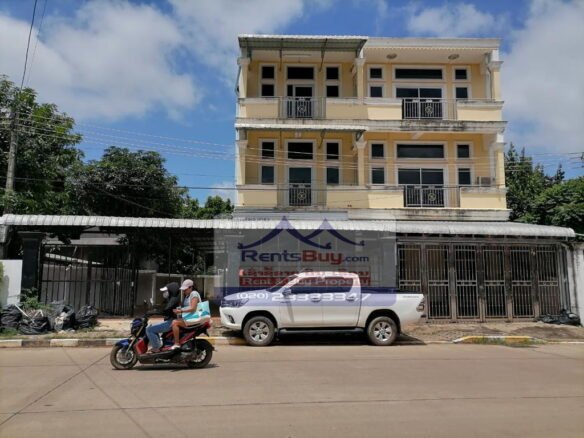 5713 – 3-Story Shophouse for Rent in Diplomatic area in Vientiane