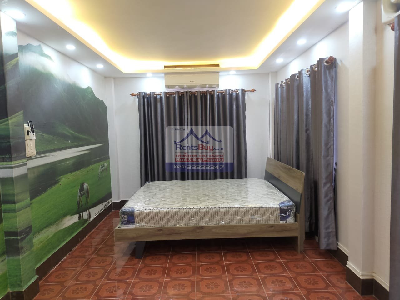 HouseForRent_KhuntaThong05 5747 – The charming and comfortable house for rent opposite from stunning view of the Mekong riverside in Vientiane Prefecture.