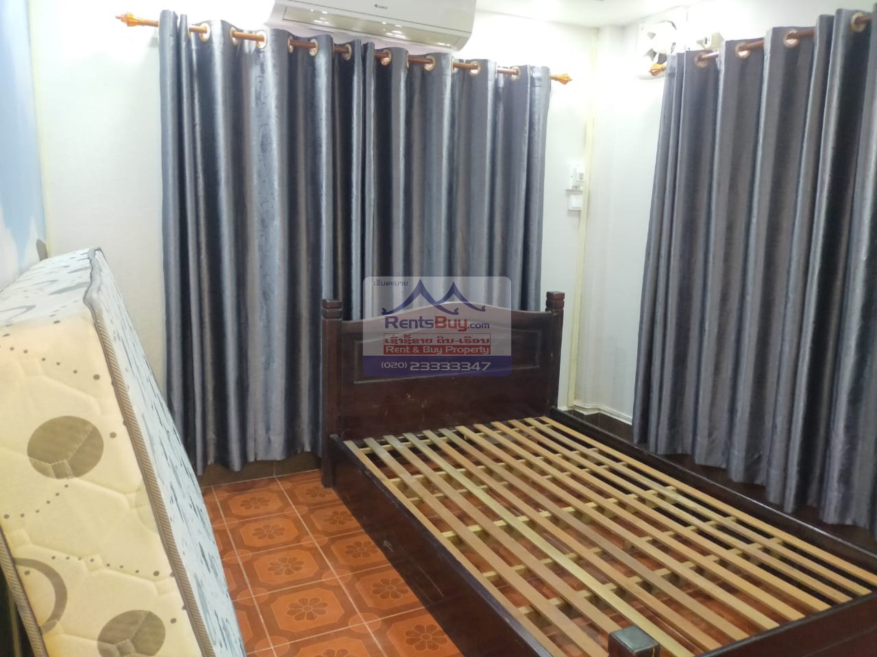 HouseForRent_KhuntaThong07 5747 – The charming and comfortable house for rent opposite from stunning view of the Mekong riverside in Vientiane Prefecture.