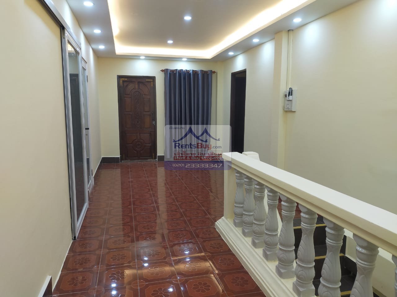 HouseForRent_KhuntaThong12 5747 – The charming and comfortable house for rent opposite from stunning view of the Mekong riverside in Vientiane Prefecture.