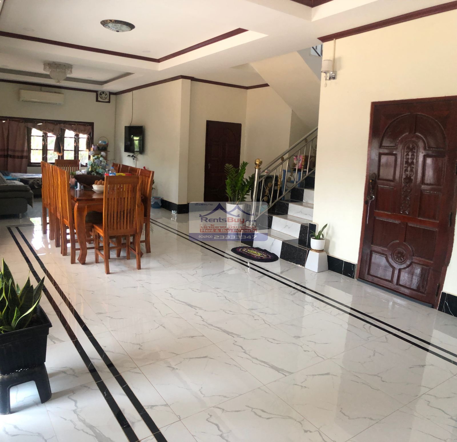 5797 – The magnificent house, situated near Vientiane KM6 Golf Club and Golf Garden Lakekview.