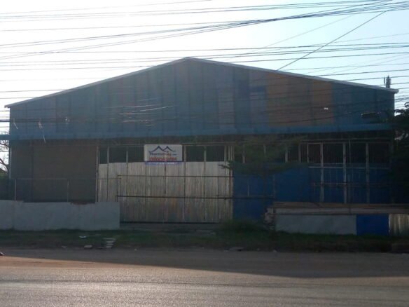 5837 – The spacious warehouse available for rent, conveniently located less than a 25-minute drive to the First Thai–Lao Friendship Bridge.