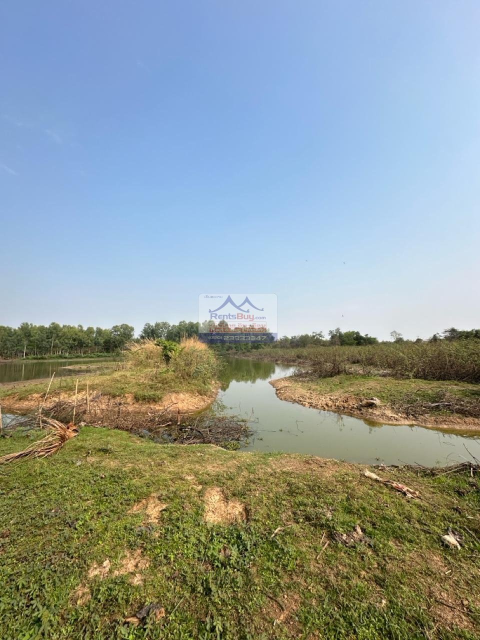 5903 – The remarkable land for sale, nestled adjacent to the Nong Seuam Restaurant and fish pond.
