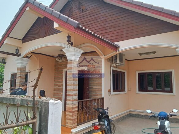 5952 – The cozy 1-story house for rent, nestled near the Suan-Mon local fresh market and the iconic Chinamo Clock Tower.