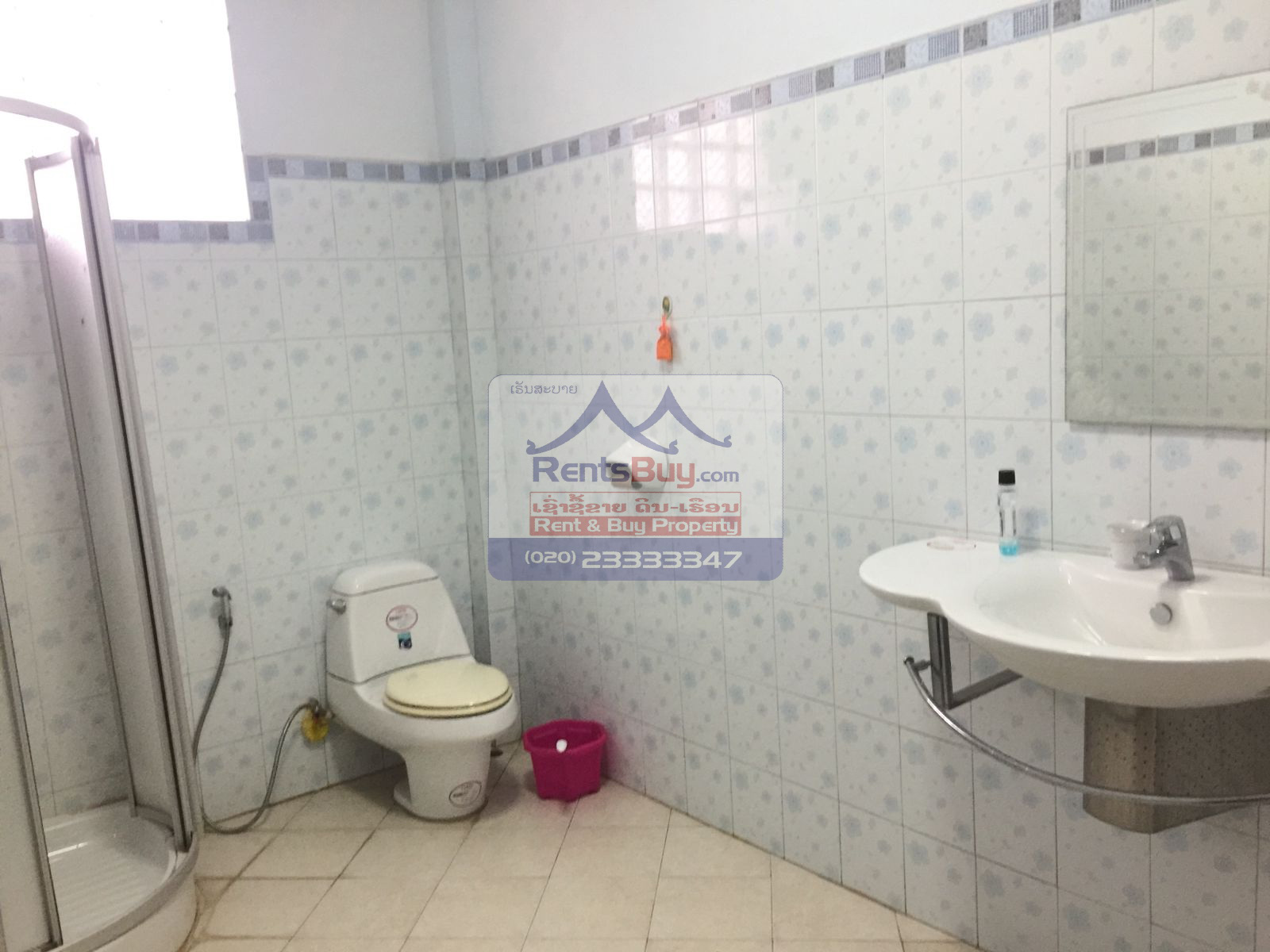 6024 – The Charming 2-Story House for Rent. Nestled Patouxay Monument, Thatluang Golden Stupa and ITECC Shopping Mall.
