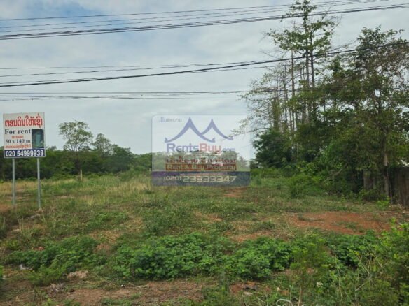 6007 – The spacious land for rent – Ideal for Serene Living or Business Ventures. Located in Dongmakkhai Village, New Development City.