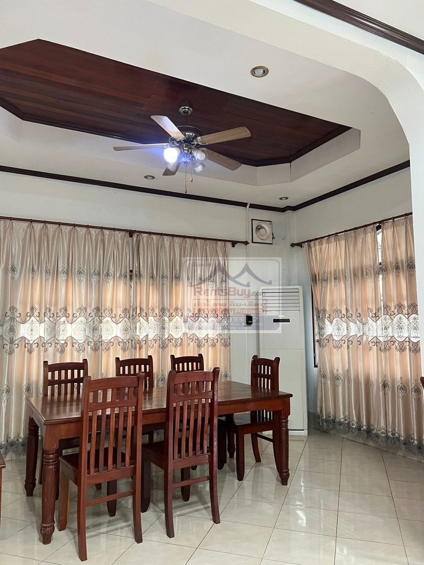 6024 – The Charming 2-Story House for Rent. Nestled Patouxay Monument, Thatluang Golden Stupa and ITECC Shopping Mall.
