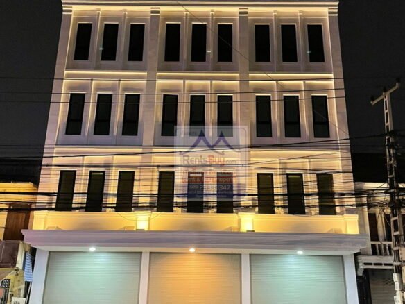 6065-Prime Location Shophouse for Rent near Vientiane World Trade Center Area