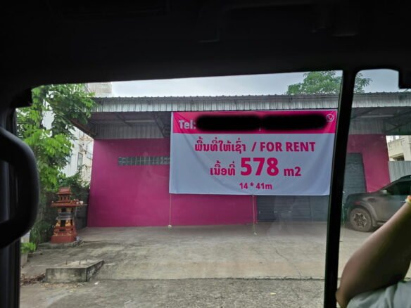 6091-Spacious Warehouse Available for Rent near Parkson, World Trade Center in Vientiane
