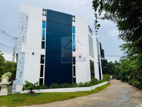 6125-Vientiane Office Space for Rent: Modern Building Behind Russian Embassy