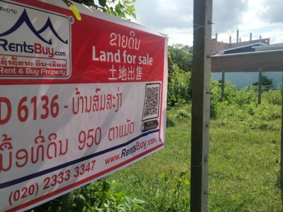 6136-Residential Land for Sale Near Vientiane-Thai Railway Station