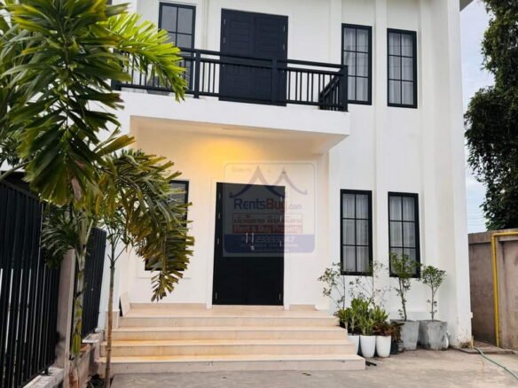 6168-Newly Constructed Townhouse for Rent Near National University of Laos