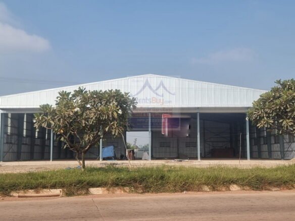 6240-Spacious warehouse is available for rent by the 450 Year Road in Xaythany district, VTE