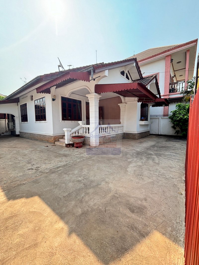 hosueforrentinsaphanthongneau02 6394-Fully Furnished 3-Bedroom Villa for Rent near ITECC Mall