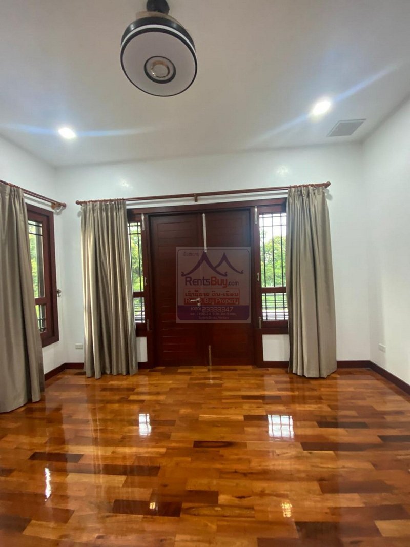 6382-Luxurious Two-Story Villa for Rent in Nongtha, Chanthaburi District, Vientiane Capital