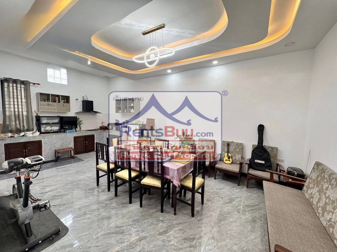 6379-Luxurious Newly Built Modern House for Rent Near the ITECC and Thatluang Special Economic Zone