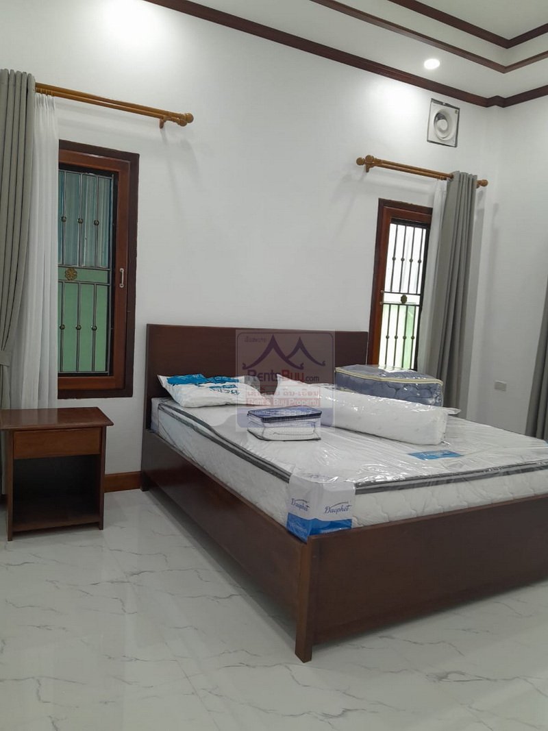 6411-Charming Lao-Style House for Rent with Fully Furnished and Perfectly Located Near US Embassy