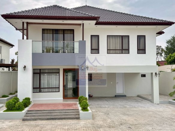 6401-Spacious 4-Bedroom House for Rent or Sale in Prime Vientiane Location