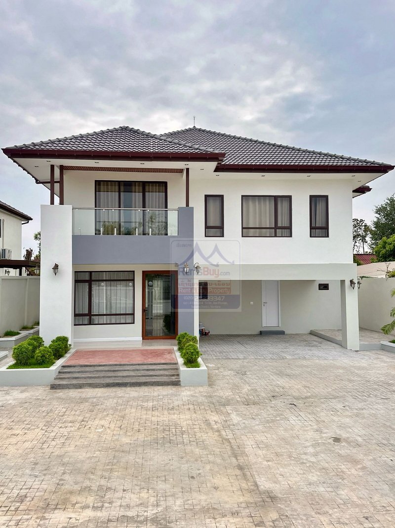 houseforrentinusembassy04 6401-Spacious 4-Bedroom House for Rent or Sale in Prime Vientiane Location
