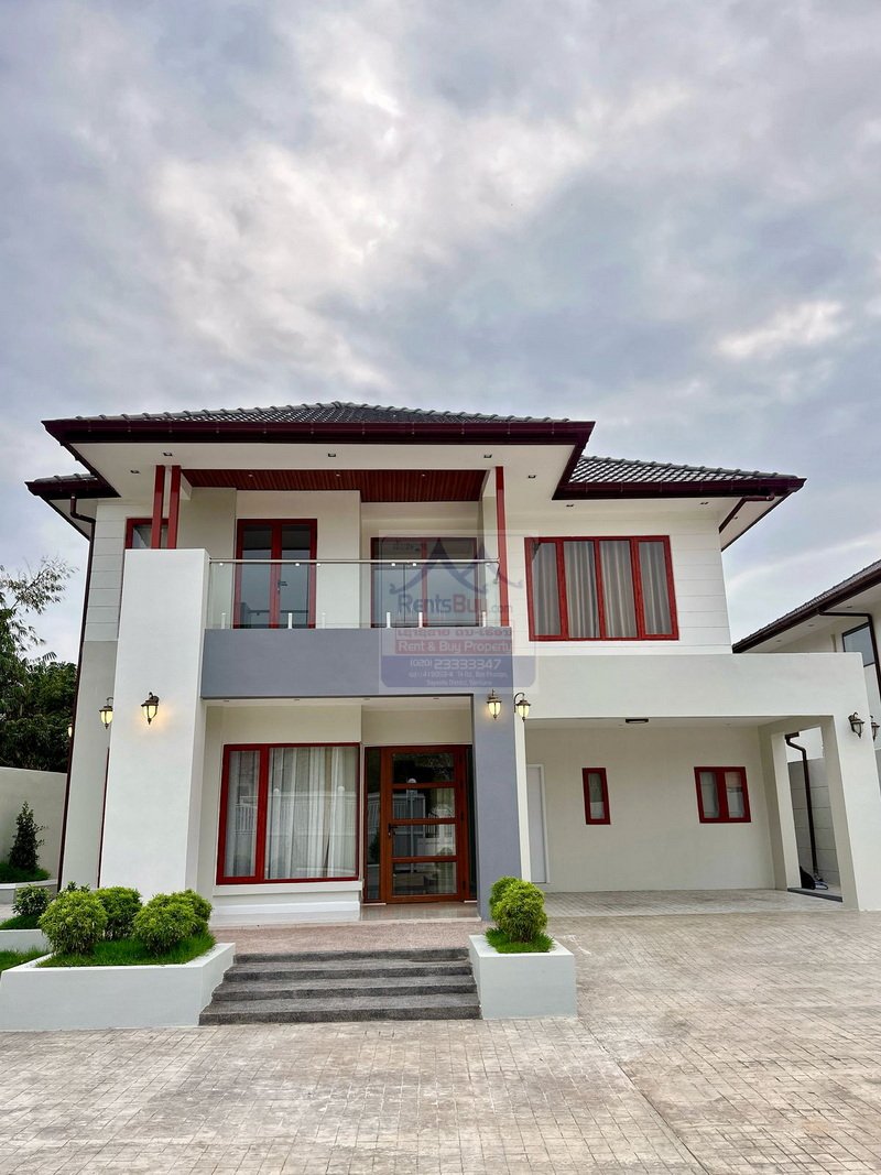 6402-Luxurious House for Rent or Sale Near US Embassy in Vientiane, Laos