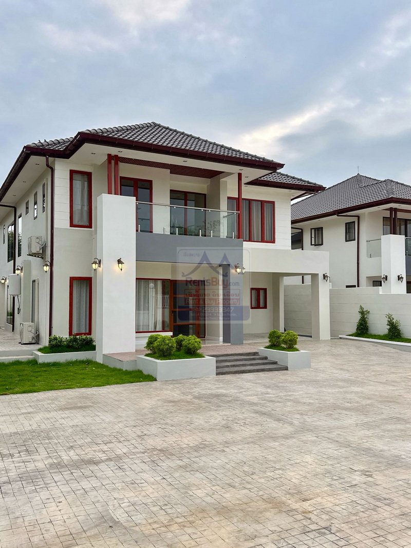 6402-Luxurious House for Rent or Sale Near US Embassy in Vientiane, Laos
