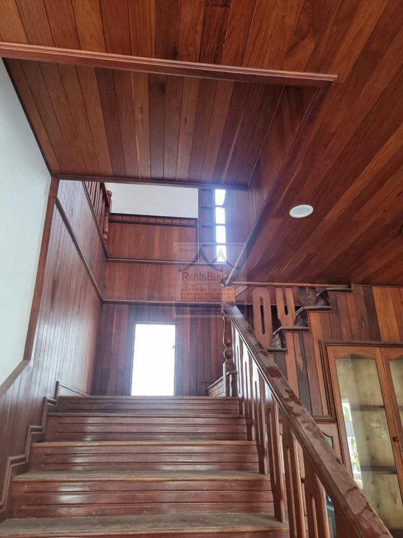 twostoryvillaforrrentindonnokkhoum03 6408-Luxurious Roman-Style Villa Near Kasemrad International Hospital | 5 Bedrooms, Pool & Mor