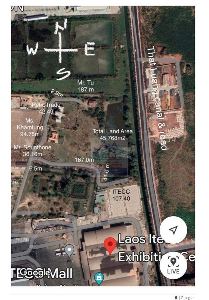6432-Prime Land Opportunity in the That Luang Marsh Project Area