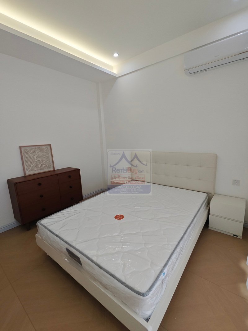 6449-Presenting a brand new, fully furnished house for sale with land, perfectly situated in a prime Vientiane location.