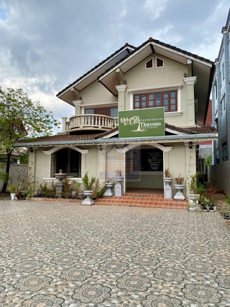 6451-Exceptional Rental Opportunity: 2-Story Villa in Vibrant Vientiane Location.