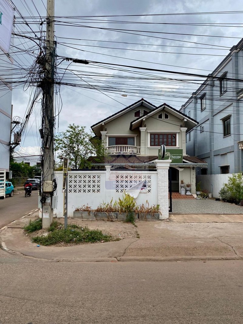 6451-Exceptional Rental Opportunity: 2-Story Villa in Vibrant Vientiane Location.