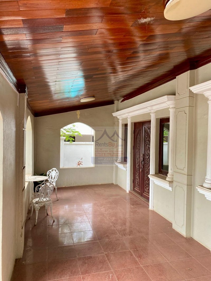 6451-Exceptional Rental Opportunity: 2-Story Villa in Vibrant Vientiane Location.