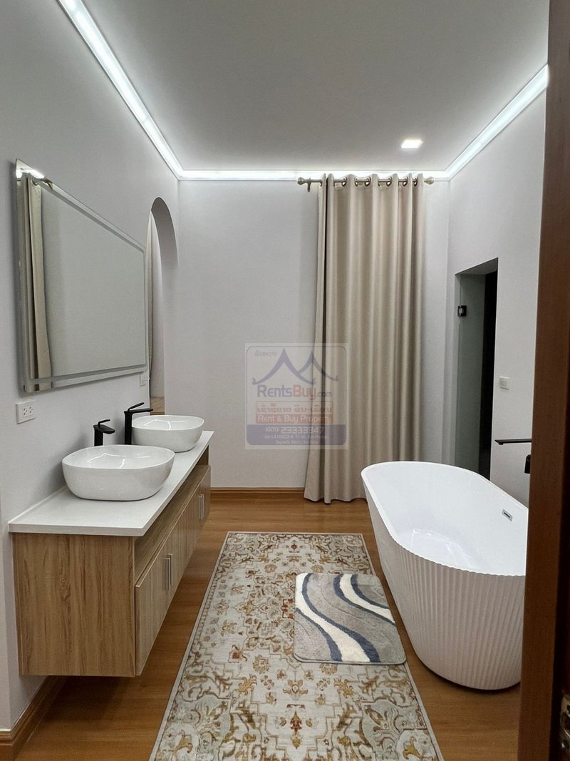 CompoundHouseRent19 6480-Discover Your Vientiane Private Pool: A Fully Equipped Compound House for Rent.