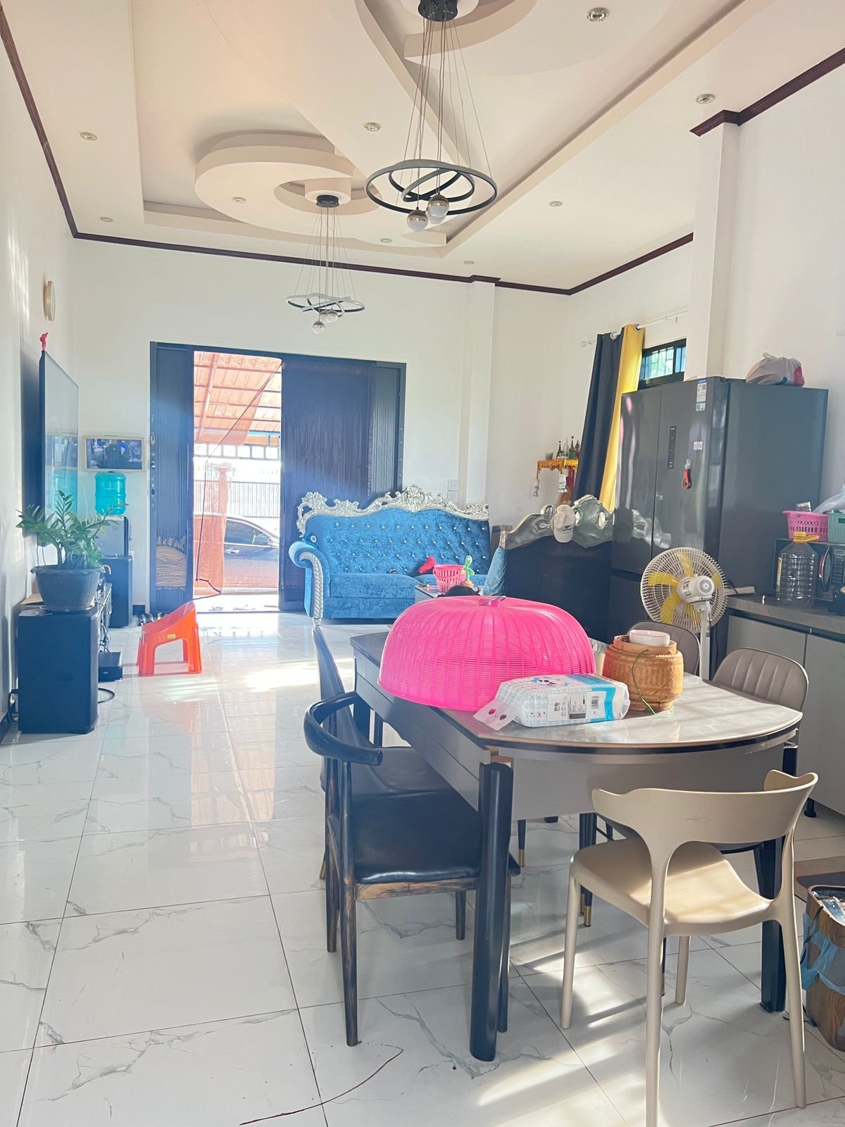 Houserent01 6485-Modern Two-Story House for Rent in Xaysetha Special Economic Zone around 450 Road.