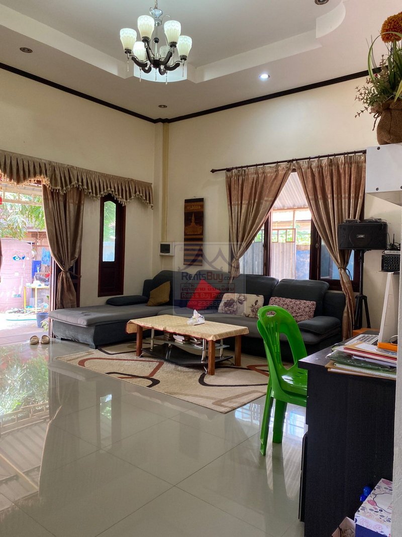 6468-Villa for Rent: Fully Furnished & Ready for You near That Luang  Area!