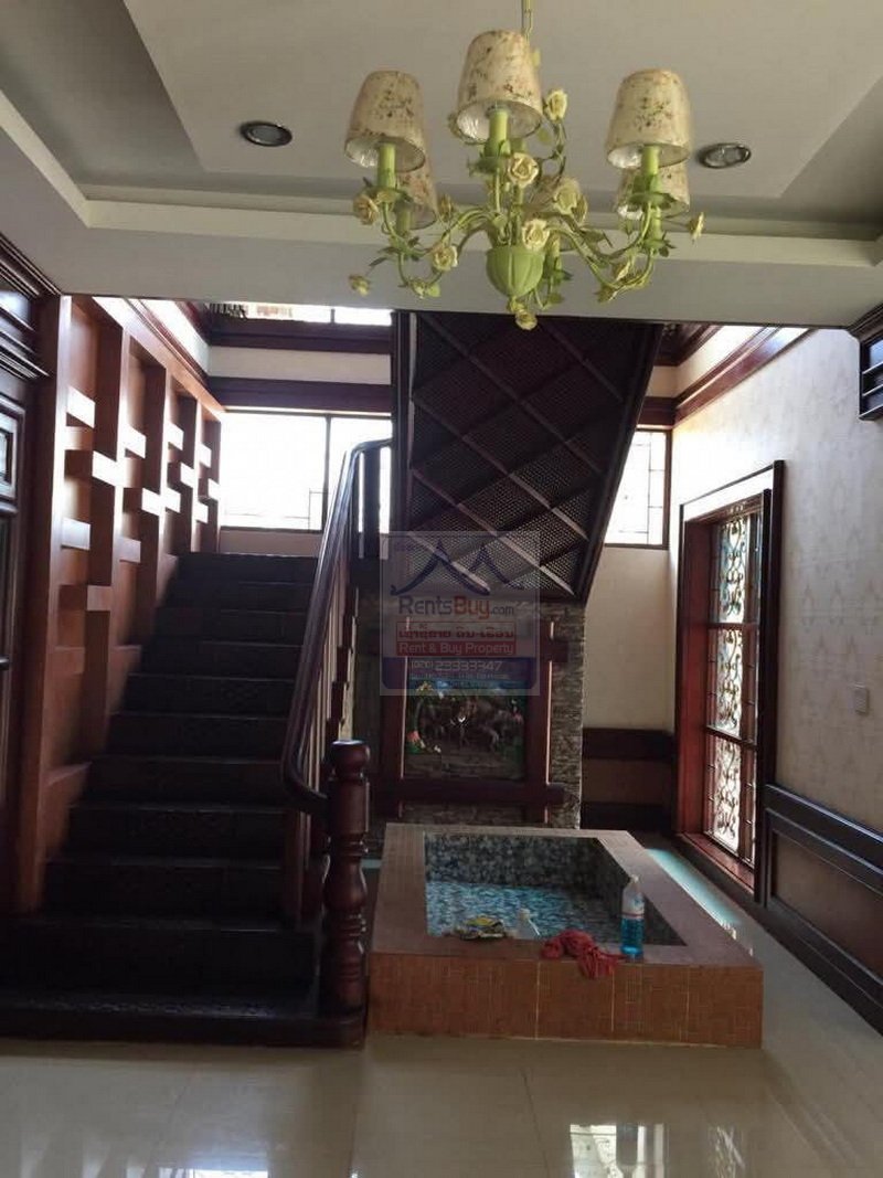 Houserent04 6479-House for Rent: Your Ideal Family Home Awaits in Vientiane near Sangziang Zone.