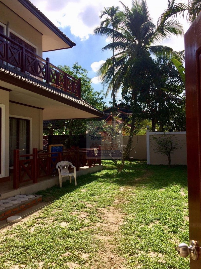 Houserent04 6495-Sophisticated Lao Home Near Chinese Embassy: Fully Furnished for Rent.