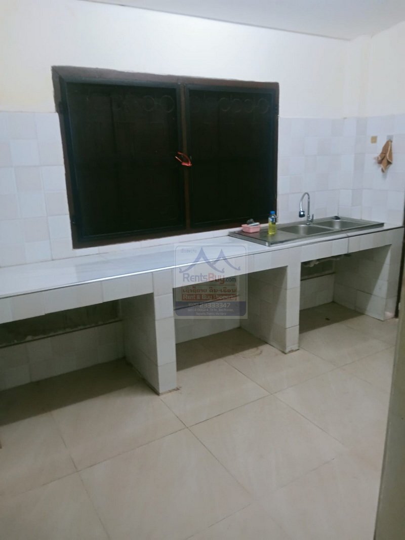 Houserent08 6497-Your Vientiane Dream Home for Rent: Spacious & Furnished in Vibrant Nongduang Market Zone.