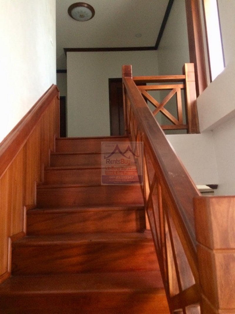 Houserent10 6495-Sophisticated Lao Home Near Chinese Embassy: Fully Furnished for Rent.