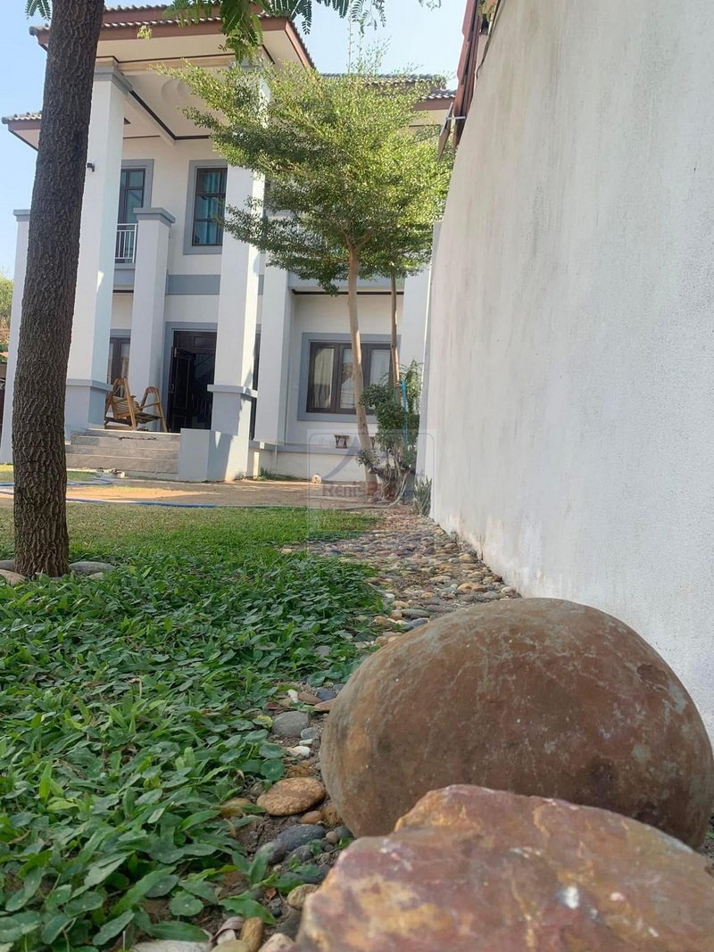 6496-Prime Residential Opportunity: Spacious House for Rent in Central Vientiane.