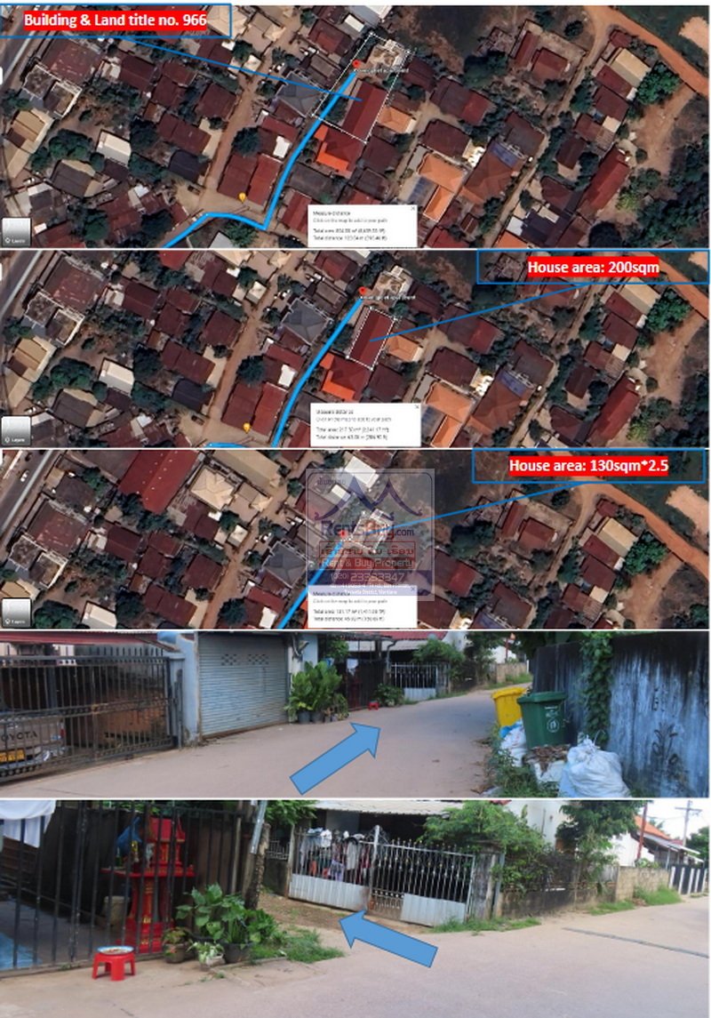 LandHousesale02 6474-Exceptional Property for Sale Near Immigration Department, Sikhottabong District, Vientiane Capital.