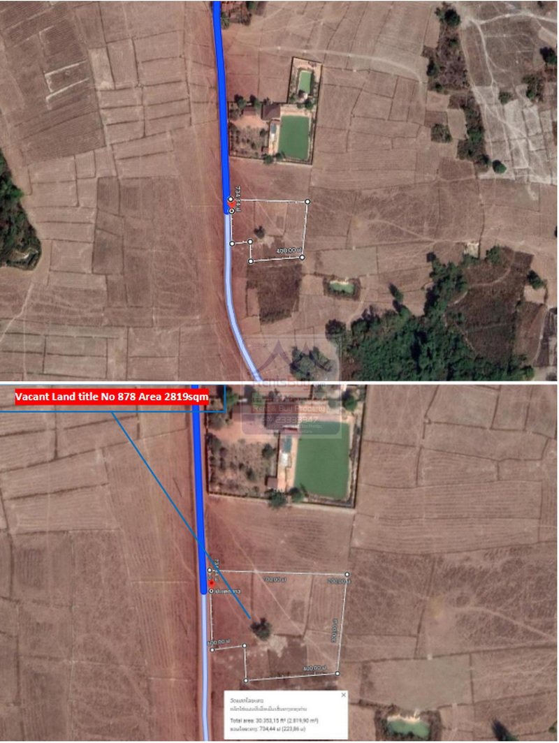 6476-Opportunity Knocks: Prime 2,891m² Land in Growing Phonhong District.