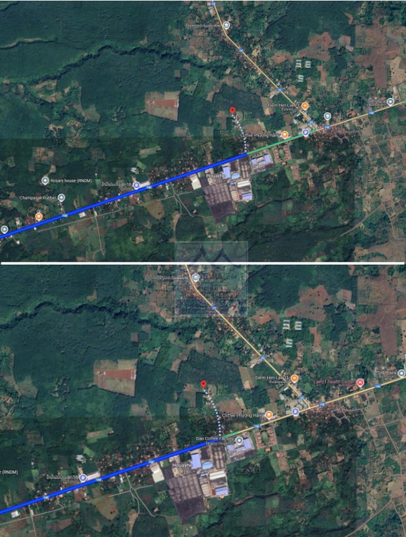 Landsale02 6475- Grand Opportunity: Strategic Agricultural Land for Sale in Champasak Province.
