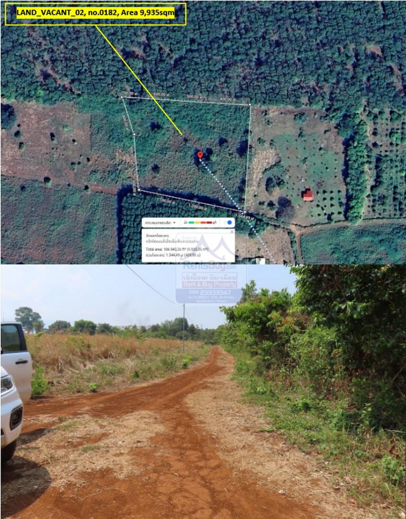 Landsale05 6475- Grand Opportunity: Strategic Agricultural Land for Sale in Champasak Province.