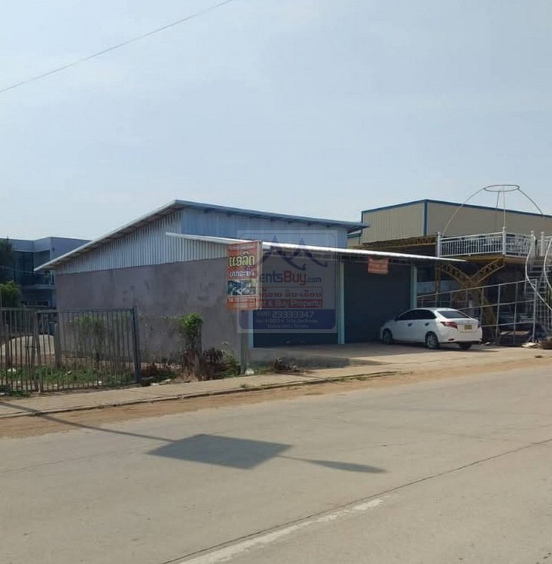 warehouseRent04 6473-Prime SME Warehouse for Rent with Expansion Land in Vientiane’s Saysettha District.
