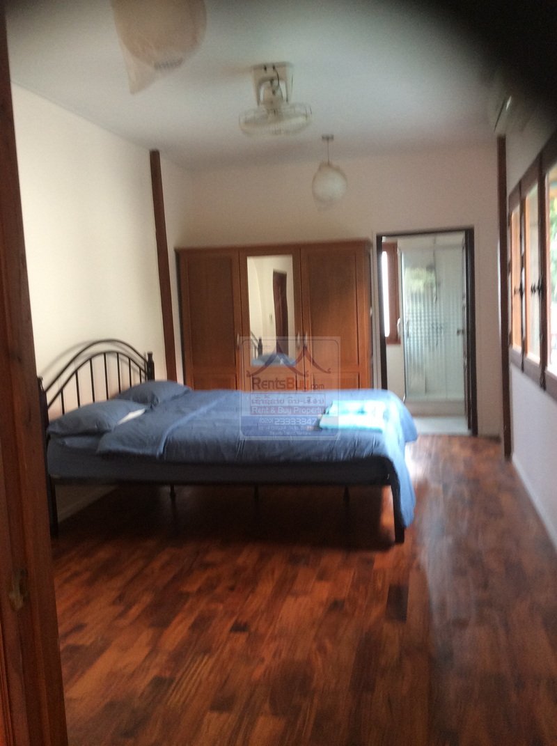 2903House-for-rent-Saysettha-Vientiane-Lao_19 ID 2903- Prime Vientiane Rental: Spacious Lao House with Garden in a Connected Community.