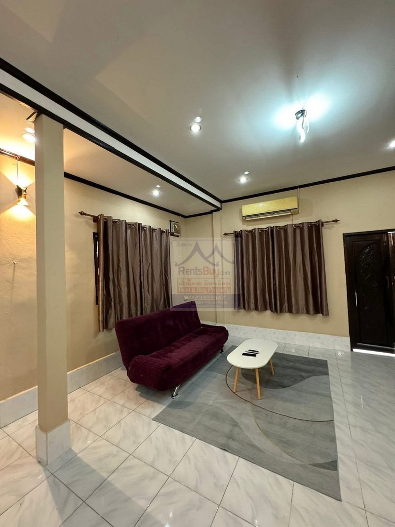 Houserent01 6534- Your Perfect Rental Home in Xaysetha, Vientiane: Fully Furnished & Prime Location