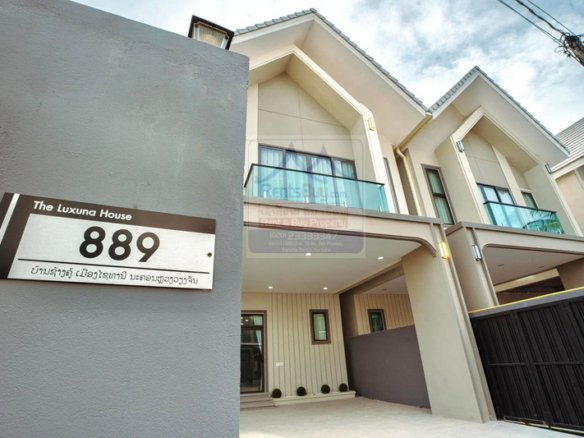 6520-Prime Rental Home in Vientiane’s Strategic Hub: Ideal for Family and Professional Life.